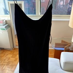 Alice And Olivia Harmony Black Slip Dress